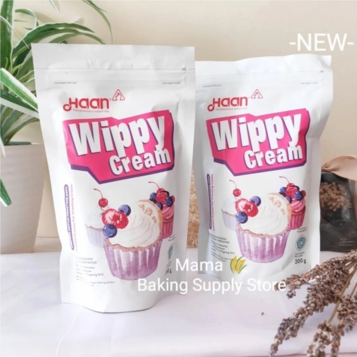 

✨TERLARIS -HAAN Whippy Whip Wippy Cream Powder Bubuk 200 gr