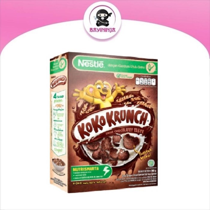 

NESTLE KOKO KRUNCH Sereal Gandum Cokelat Box 330 g