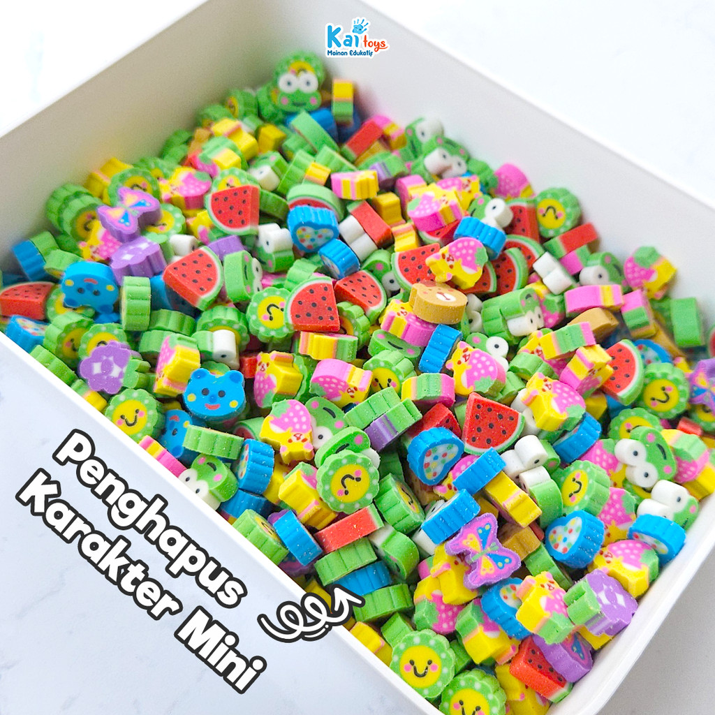 

Penghapus Mini 10 pcs/ Penghapus Karakter Random Ukuran Kecil