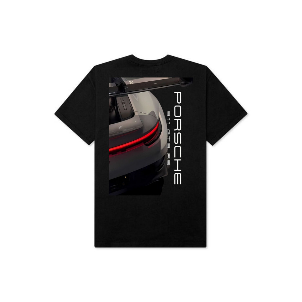 Savoir "Porsche GT3 RS" Black Reguler T-Shirt