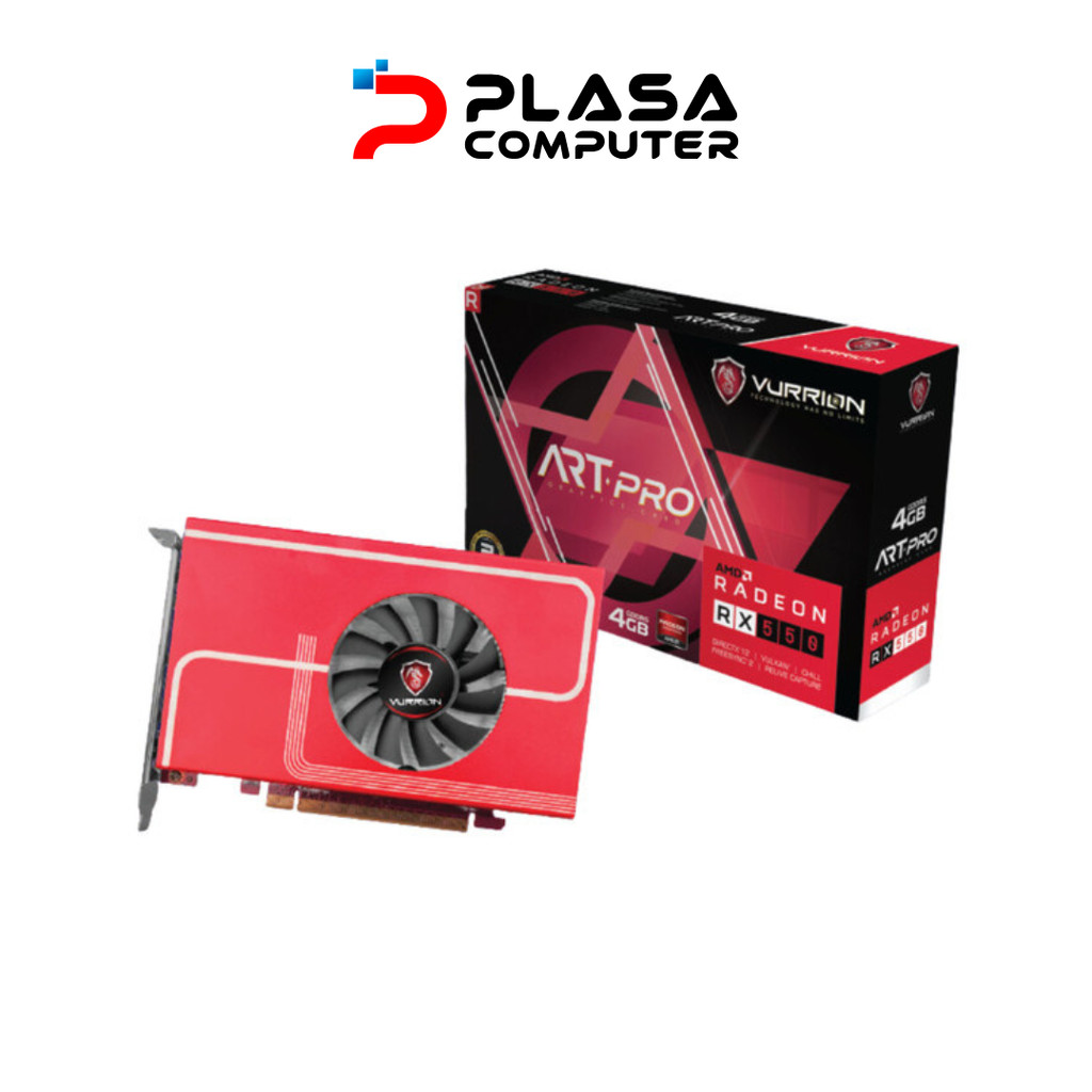 Vga Card Vurrion ARTPro Radeon RX 550 4GB GDDR5 4 HDMI Slot