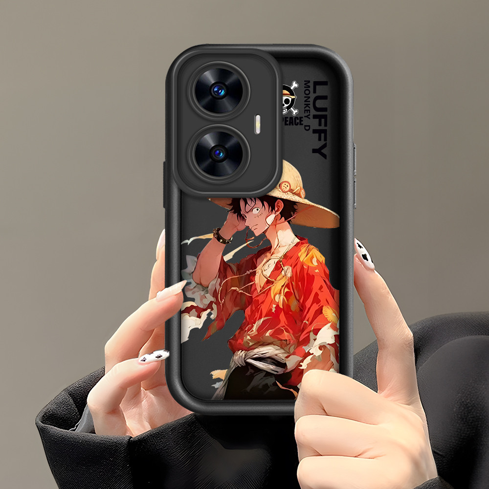 Casing Hp Untuk Realme C55 Handphone Silikon Case Luffy 3423 Phone Softcase Mode Cassing Kesing