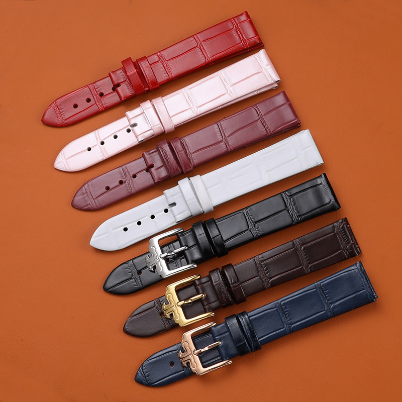 watch strap for Jaeger watch LeCoultre strap men's crocodile pattern leather flip dating master clow