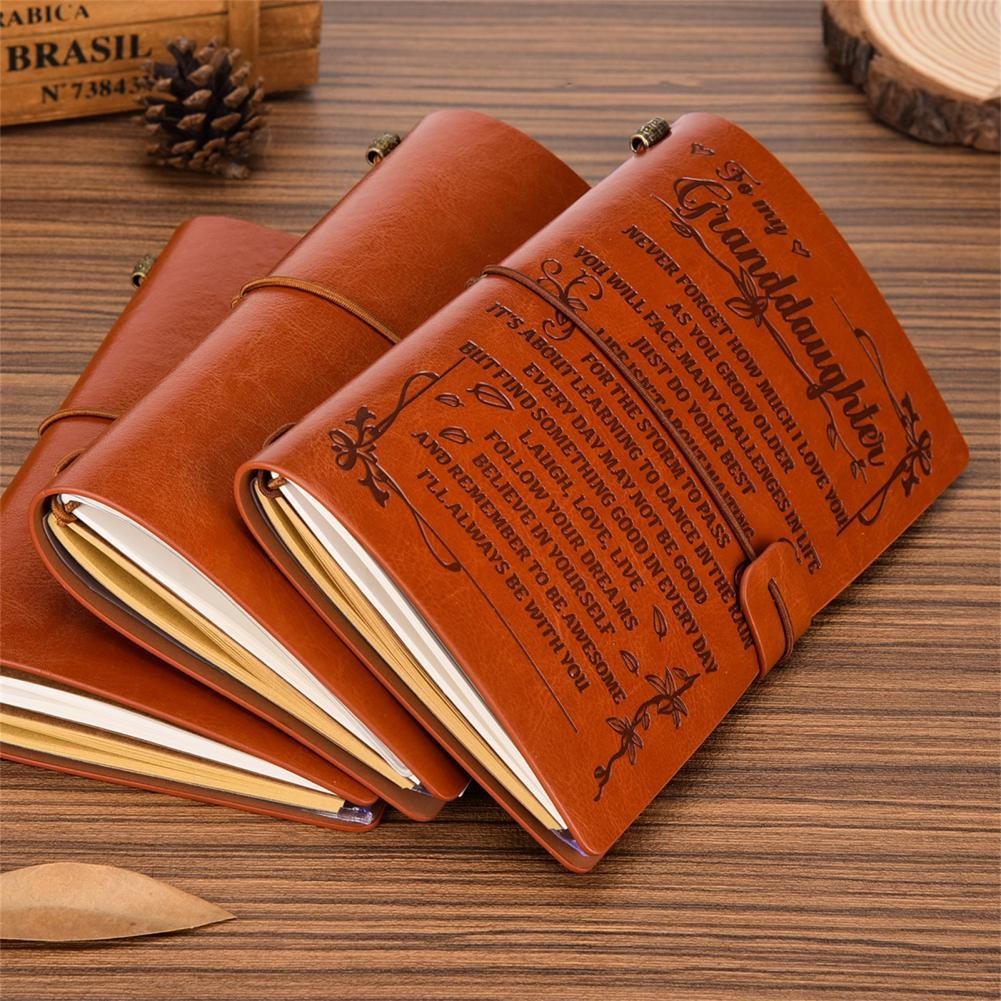 

A6 Waterproof Retro Notebook Diary Notepad Vintage PU Leather Note Book Replaceable Stationery Gift Traveler Journal for Kid