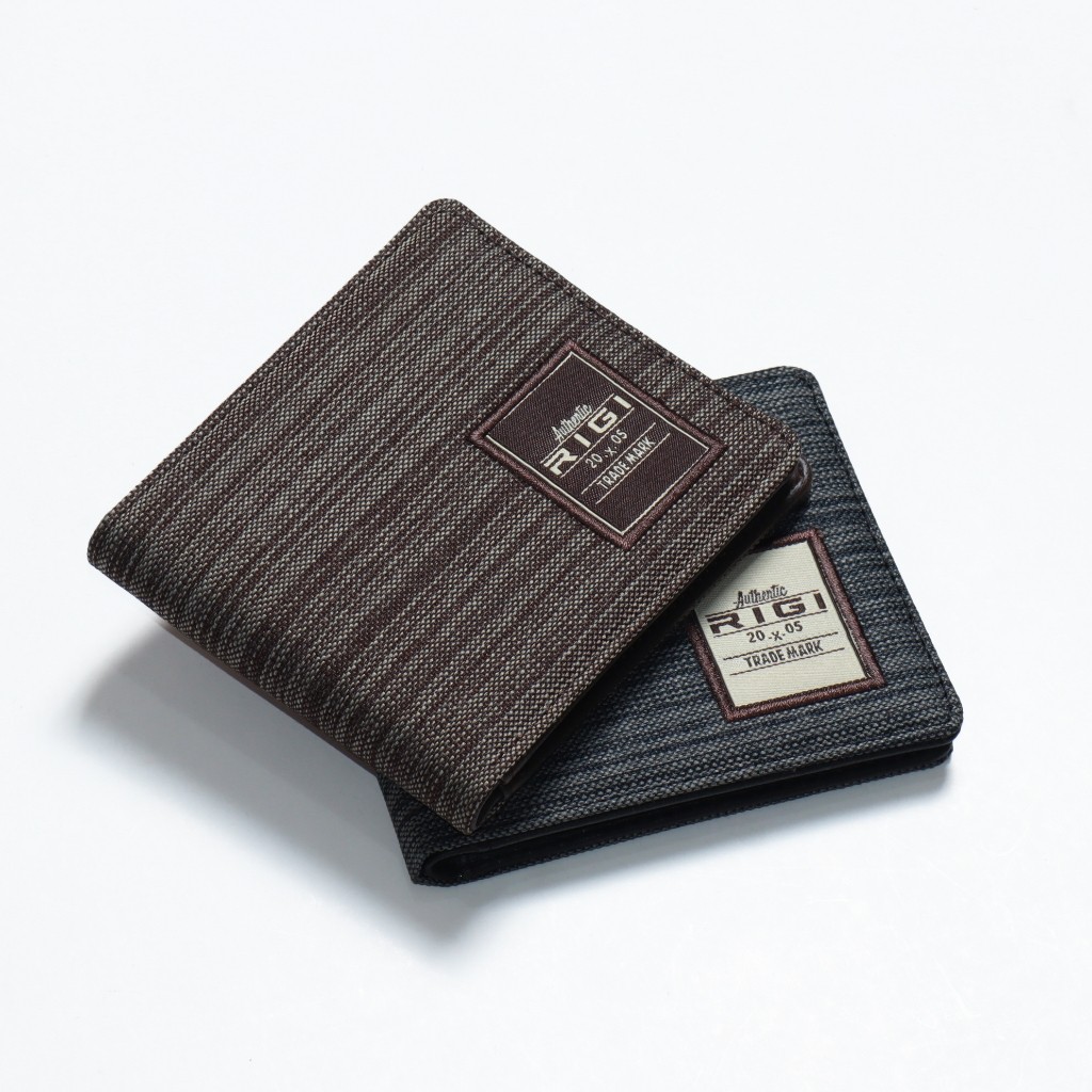 RIGI Dompet Lipat Pria Ettera Dompet Wallet Canvas