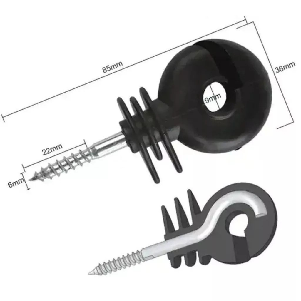 Liceriashop17 Ring Insulator Paket 50 Pcs Dan Berat 1Kg Ring Kawat Pagar Listrik Kejut