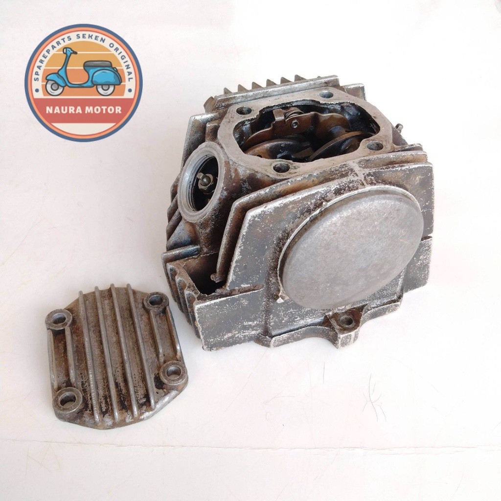 CYLINDER HEAD KOP HONDA WIN ASTREA GRAND PRIMA FULSET ORIGINAL DEKSEL HEAD ASTREA GRAND LEGENDA ORI