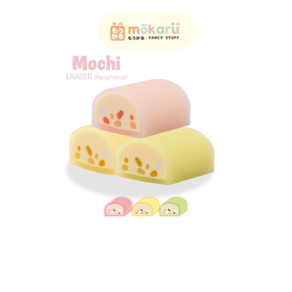 

JOYKO Eraser ERT-140 Karet Penghapus Bentuk Mochi Unik Murah