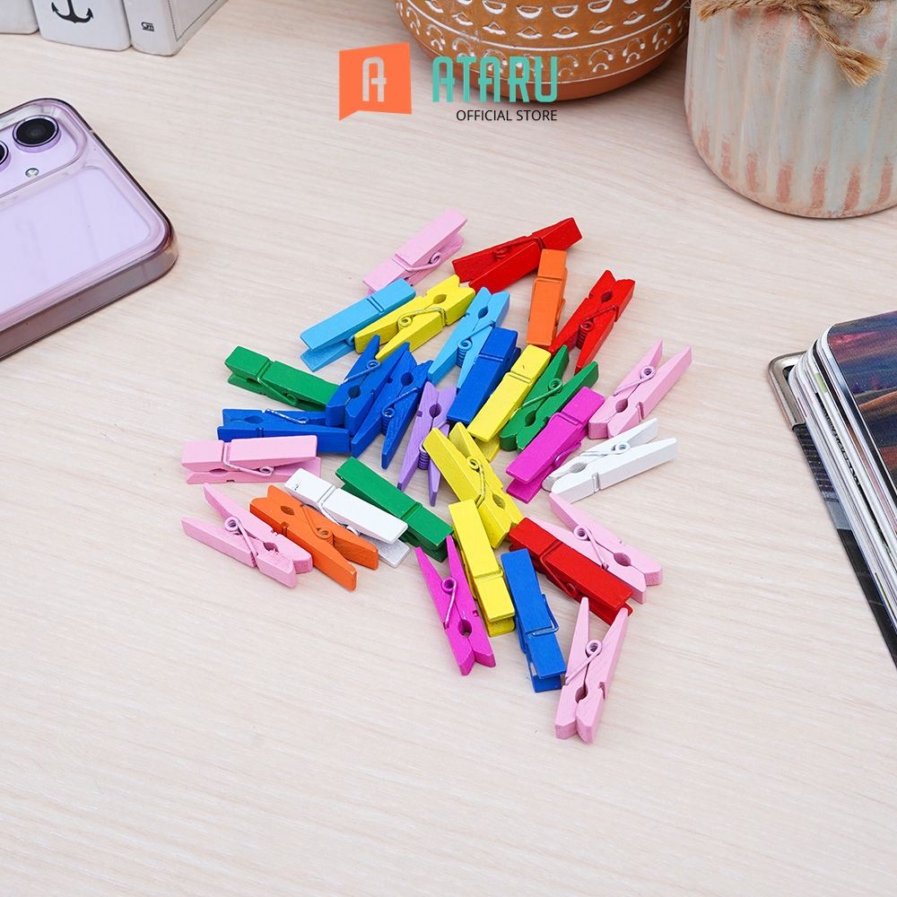 

Ataru Set 30 Pcs Penjepit Kertas Mix Colors Alat Klip Jepitan Kertas Dokumen Perlengkapan Kantor Dan Sekolah