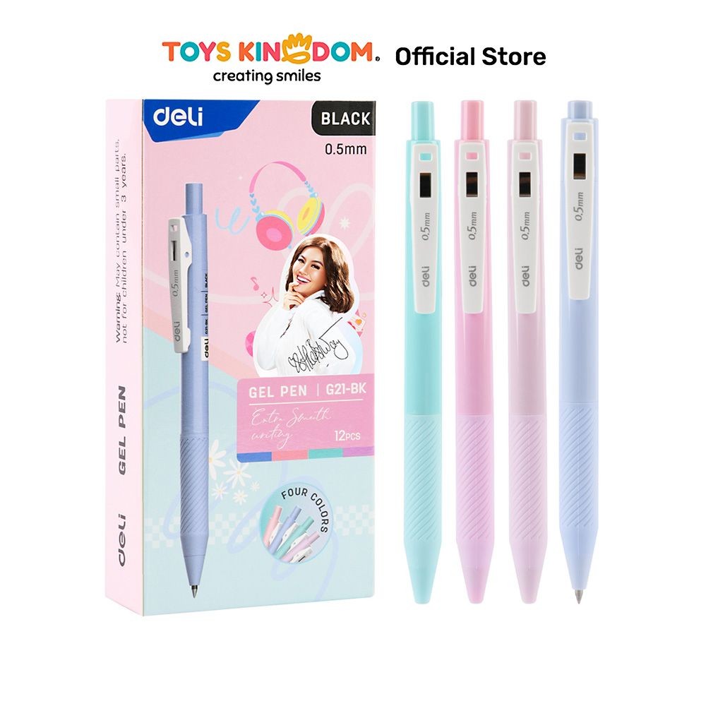 

Toys Kingdom Deli Pulpen Gel Hitam 0.5 Mm Cg21Bk Random Pena Ballpoint Pen Bolpoin Alat Tulis Lucu