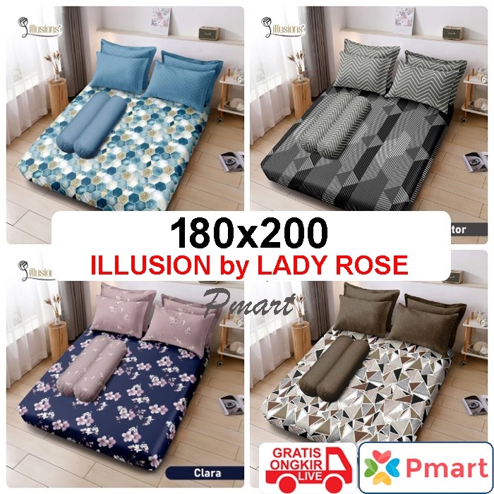 AW32DR56 SPREI ILLUSION 180x200 / SPREI ILLUSION KING