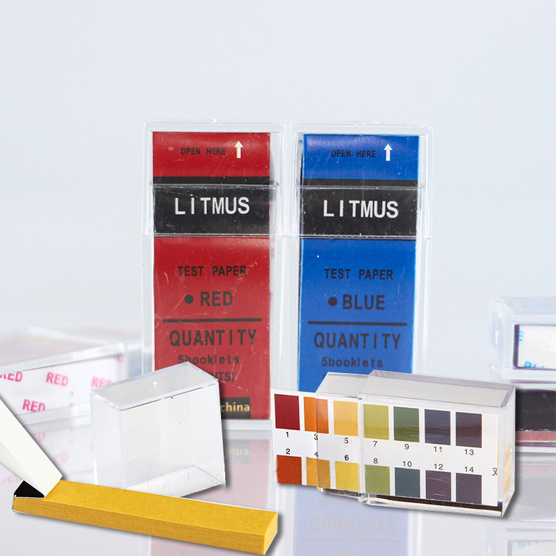 100strip Lembar Kertas Lakmus /Lakmus Merah dan Biru /Lakmus Kertas/PH Test Strips Red Litmus
