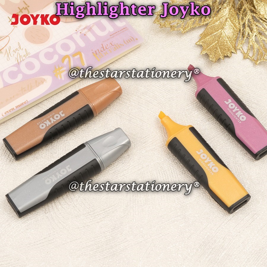 

(1 Biji) Highlighter Joyko HL-17 ~ HL-20 / Gabungan Penanda Berwarna Joyko (1 Biji)
