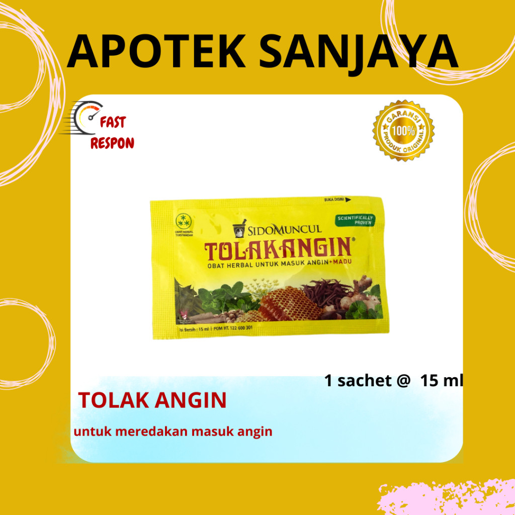 TOLAK ANGIN/SACHET/TOLAK ANGIN HERBAL/ORI/TOLAK ANGIN PLUS MADU