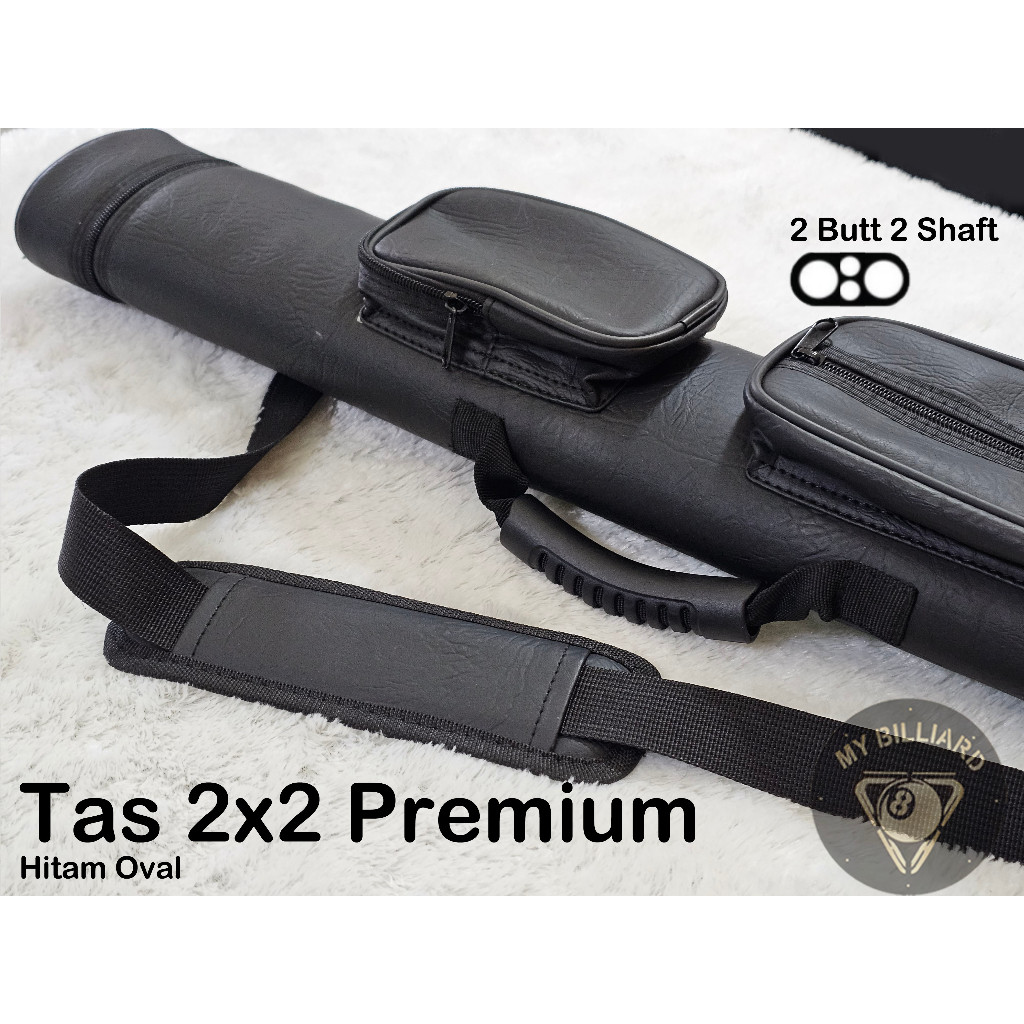 Tas Stick Sarung billiar 2x2 - Hard Cue Case Stik Billiard 2B2S Butt billiar
