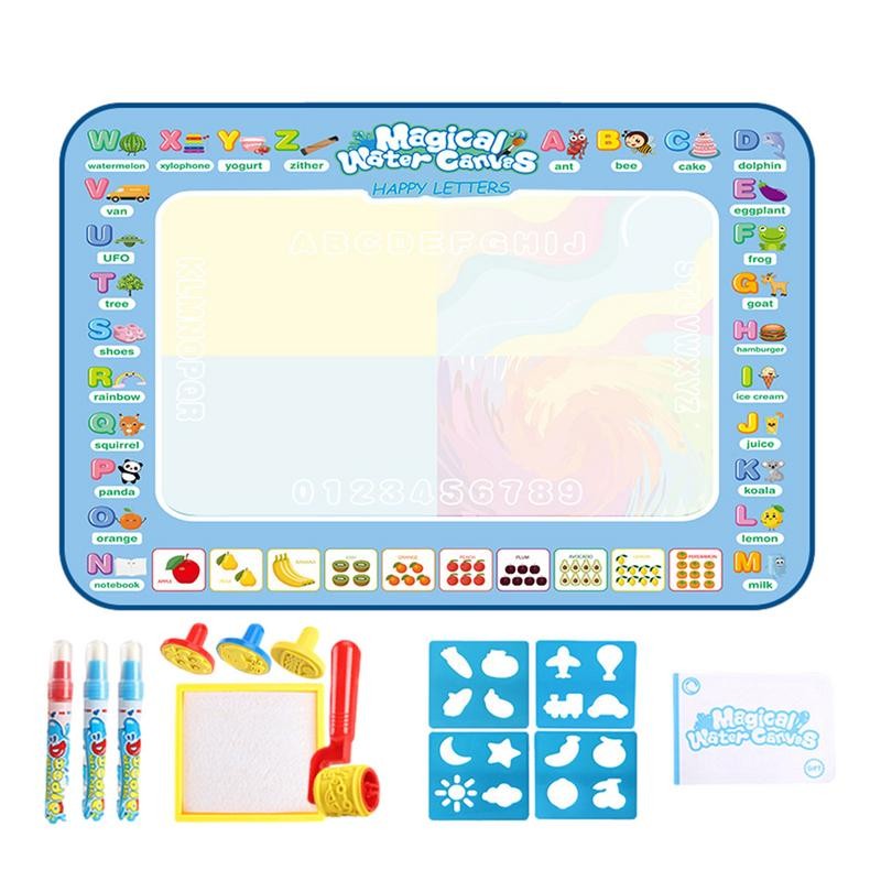 

Water Painting Pad Mess Free Coloring Doodle Mat Water Paint Mat Canvas Mat For Kids Coloring Doodle Drawing Mat 100 X 80cm