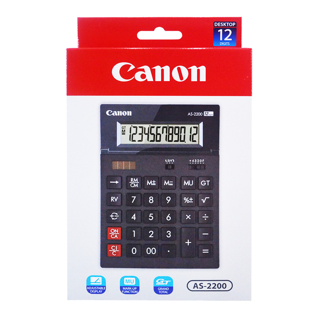 

Calculator CANON AS-2200 Dekstop calculator AS 2200