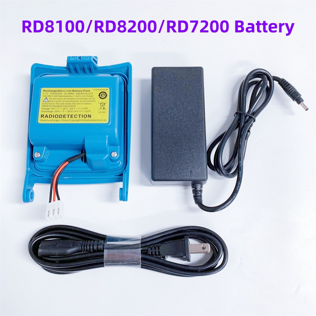 Battery for RD8000 RD8100 RD8200 RD7200 PCMX PCM+ Radiodetection Pipeline detector receiver battery