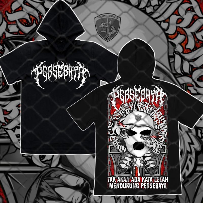 TS HOODIE PERSEBAYA FIGHTER TERBARU (NETRAL) By Cozy Distro