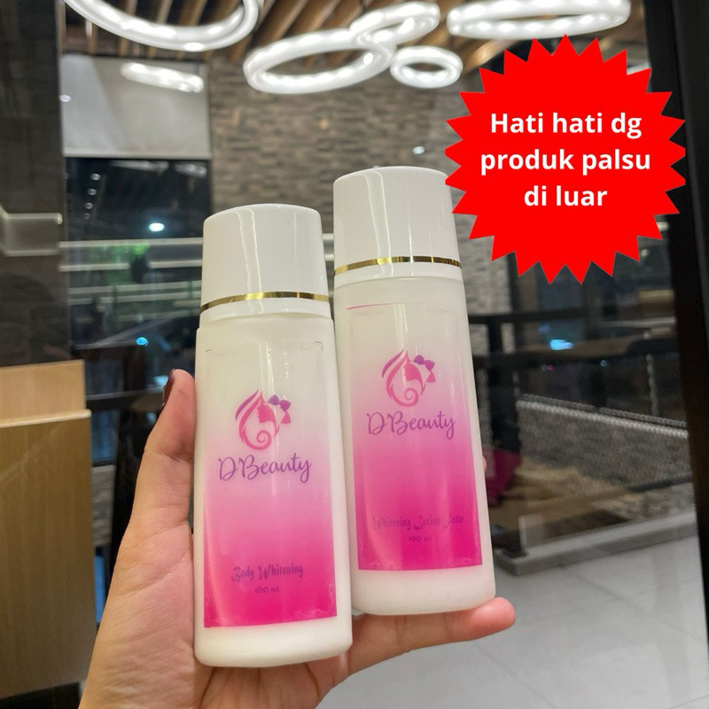 ❤️ DBEAUTY ❤️ PAKET SIANG MALAM FORTE | PREMIUM | LOTION WHITENING | HANDBODY PEMUTIH | DOSIS TINGGI