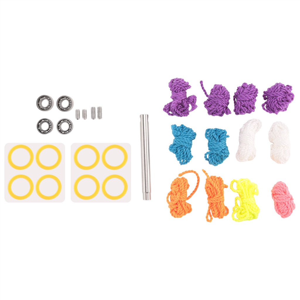 Yoyo Bearing Kit,12 Yoyo Strings,8 Silicone Pads,2 10 Ball Unresponsive Bearing,2 Narrow C Responsiv