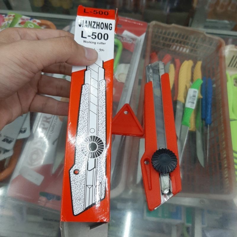 

Jianzhong Cutter Kater Murah Tajam L-500 Tebal