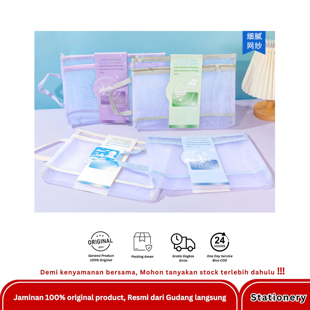 

KINHSHION DOCUMENT BAG A4 3D DOUBLE LAYER MW74201 MIX