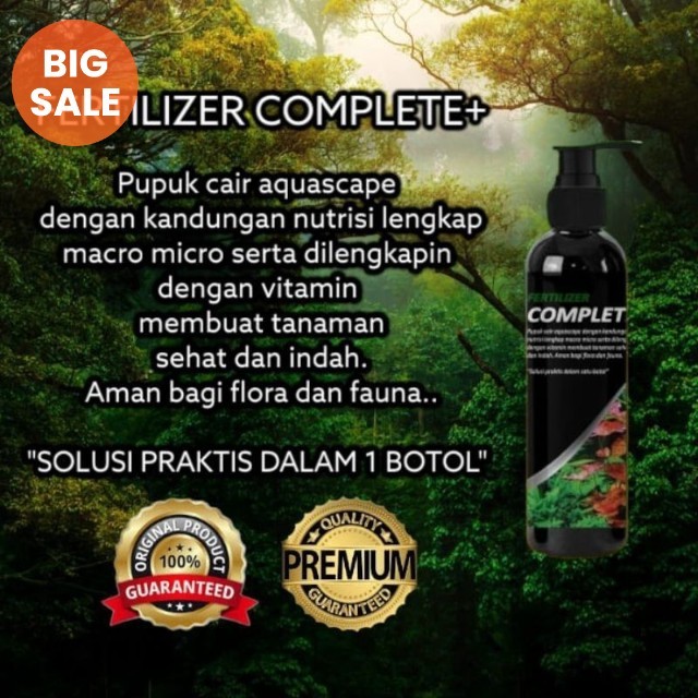 Pupuk cair aquascape complete macro micro / fertilizer complete / pupuk cair aquascape / pupuk cair 
