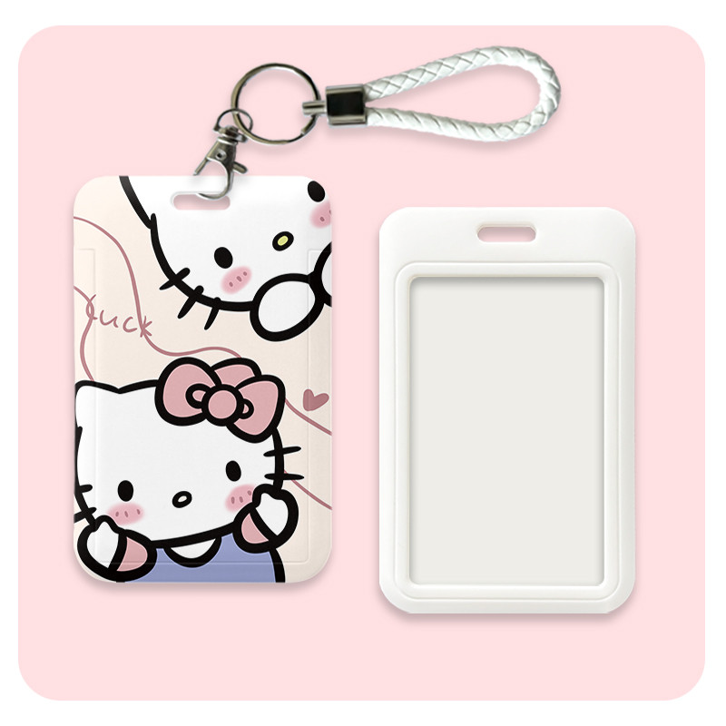 

（NO.12) ID Card holder/ Name tag gantungan kartu cute/Photocard/ Kartu akses MRT Busway gantungan kartu lanyard tempat id card kalung aesthetic nametag lucu