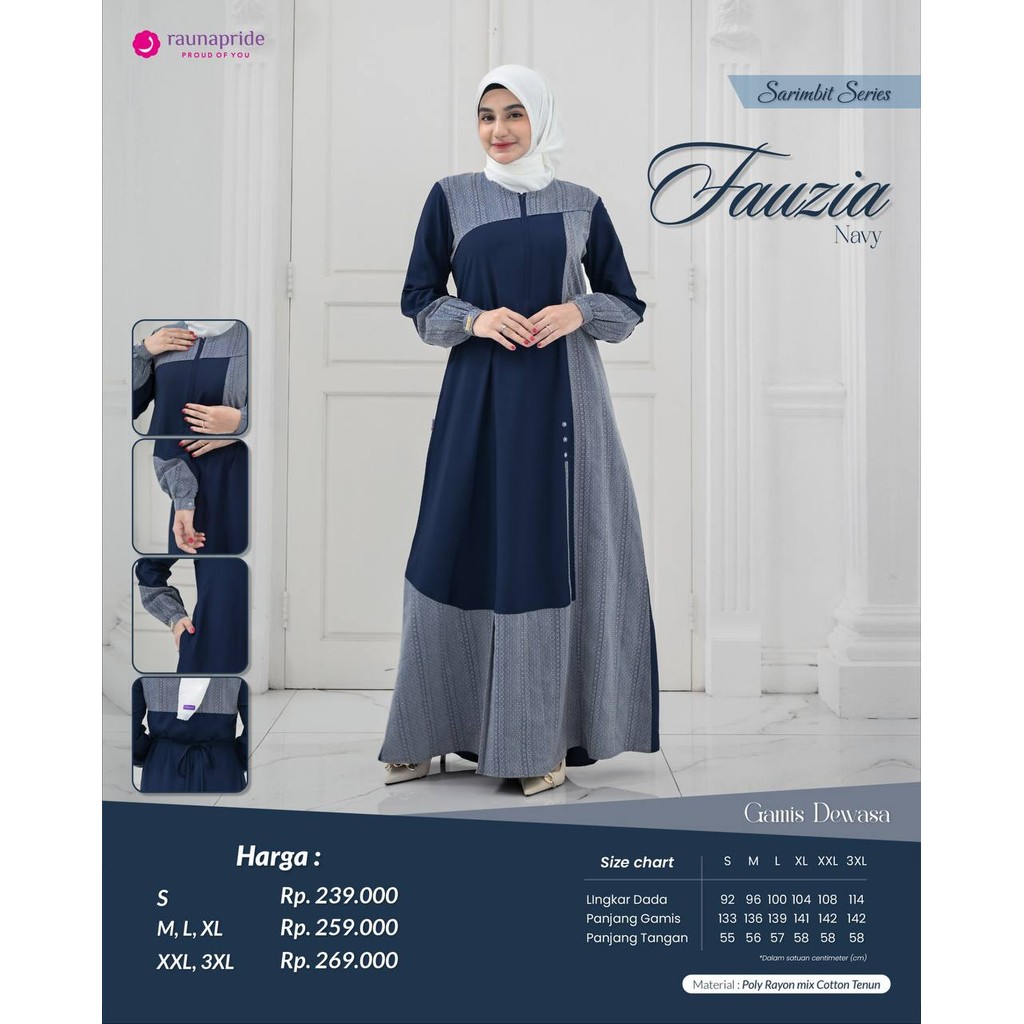 Sarimbit Fauzia / Gamis Dewasa by Raunapride