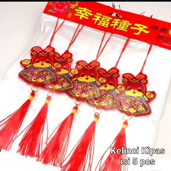 

Angpao Imlek/aksesoris imlek Angpap Gantung Mini Ampao Merah Fu Angpo - KELNC KIPAS 5PC