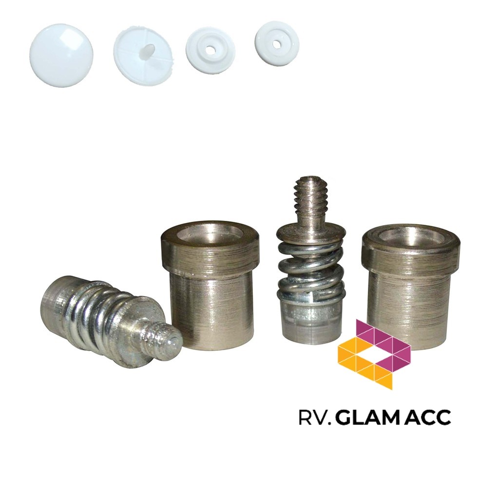 Matres Alat Press Kancing CETET PLASTIK 10 MM  / Matres Kancing / Alat Pasang Kancing