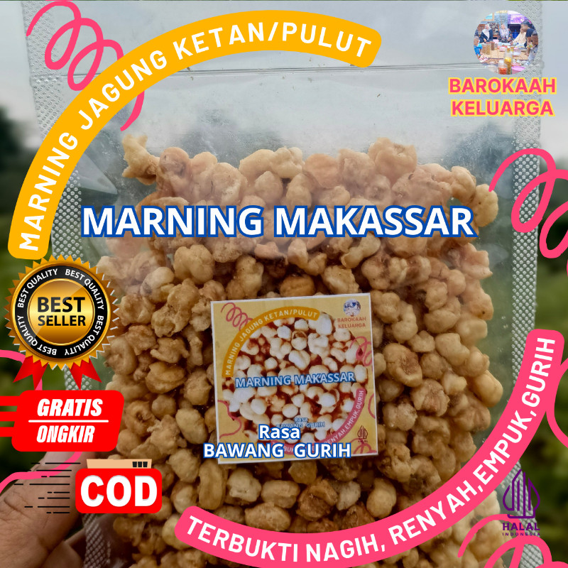 

MARNING SULTAN MILENIAL SUPER EMPUK RENYAH JAGUNG KETAN/jagung putih khas makassar Super duper Premium CoCcok buat camilan di perjalanan dan pantas buat Hidangan Tamu harga PALING SPESIAL