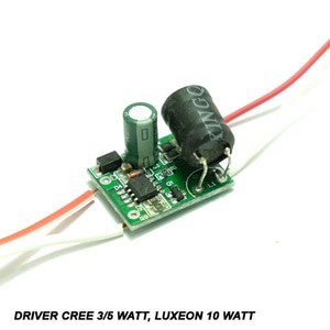 Driver Led Otomatis ( For Cree 3 & 5 Watt, Luxeon 10 Watt )