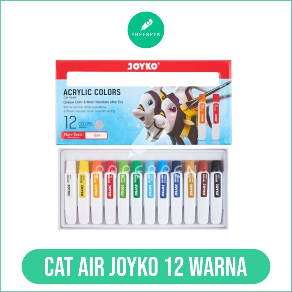 

[S_ATK] CAT AIR JOYKO 12 WARNA/CAT AIR/CAT CRAYON