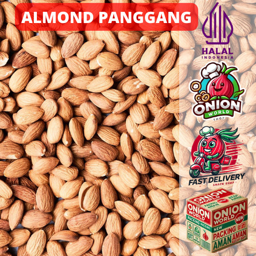 

UWD KACANG ALMOND PANGGANG 250gr Roasted Almond 250gr KACANG Almond Roasted 250gr Kacang Almond