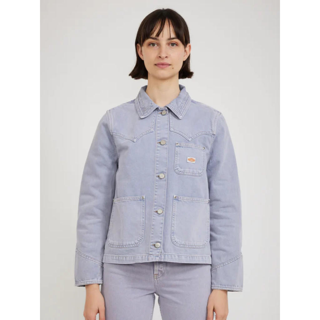 NUDIE KLARA WORKER JACKET PURPLE MIST