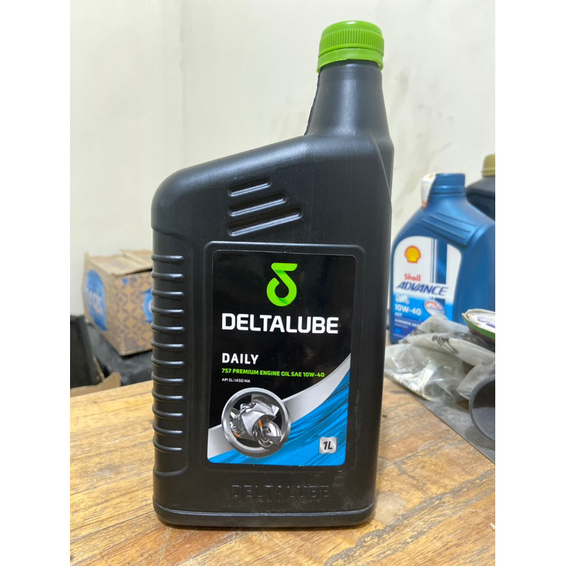 Oli Deltalube 1 Liter Oli Mesin Motor Daily 757 Premium 1000ml