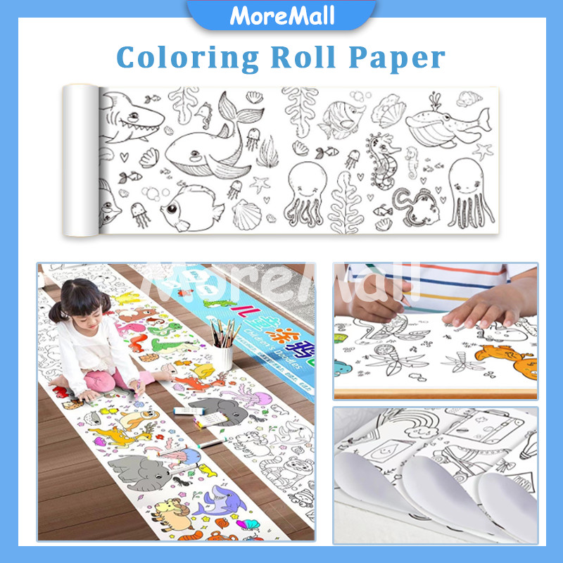 

Graffiti Scroll Kertas Mewarnai / 3 Meter Graffiti Scroll Kertas / Coloring Roll Paper