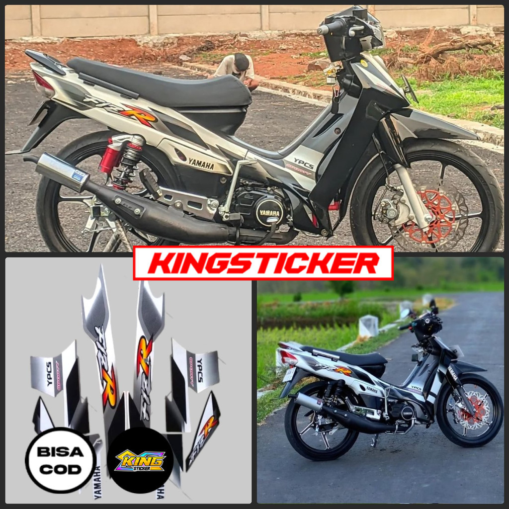 striping yamaha fizr 2001 2002 putih hitam