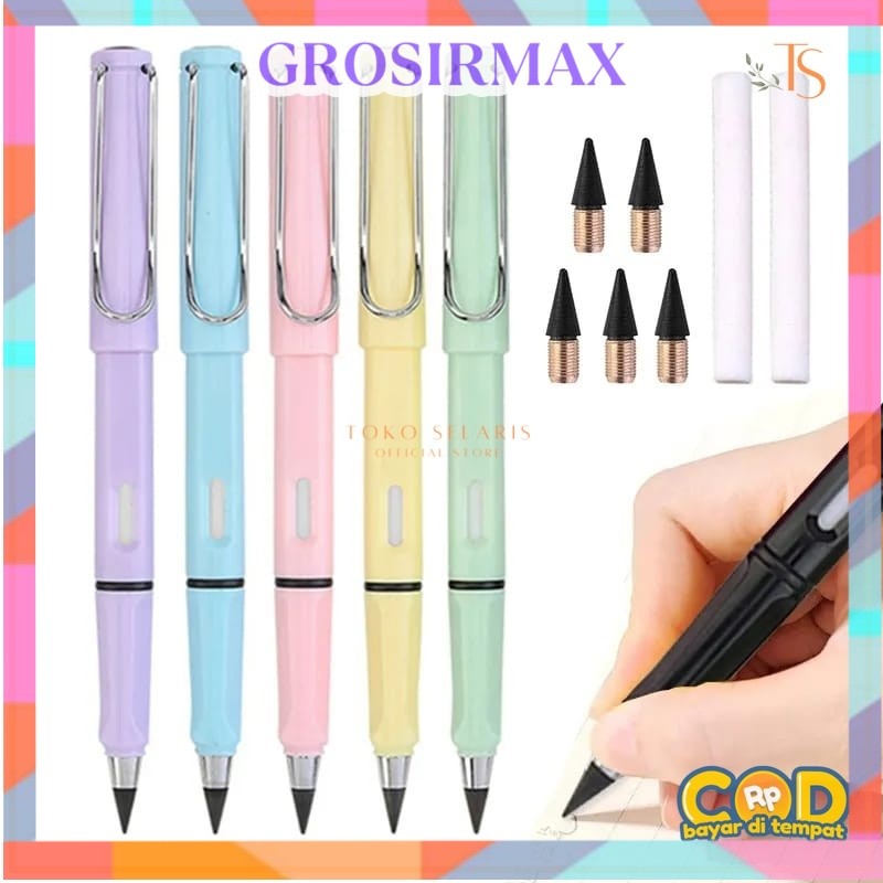 

COD MAKASSAR Pencil Eternal Premium Pensil Tanpa Rautan Pensil Tanpa Isi Unlimited Makassar