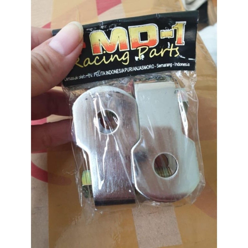 peninggi shock belakang bebek besi crom pangkon u shok besi tebal krom universal