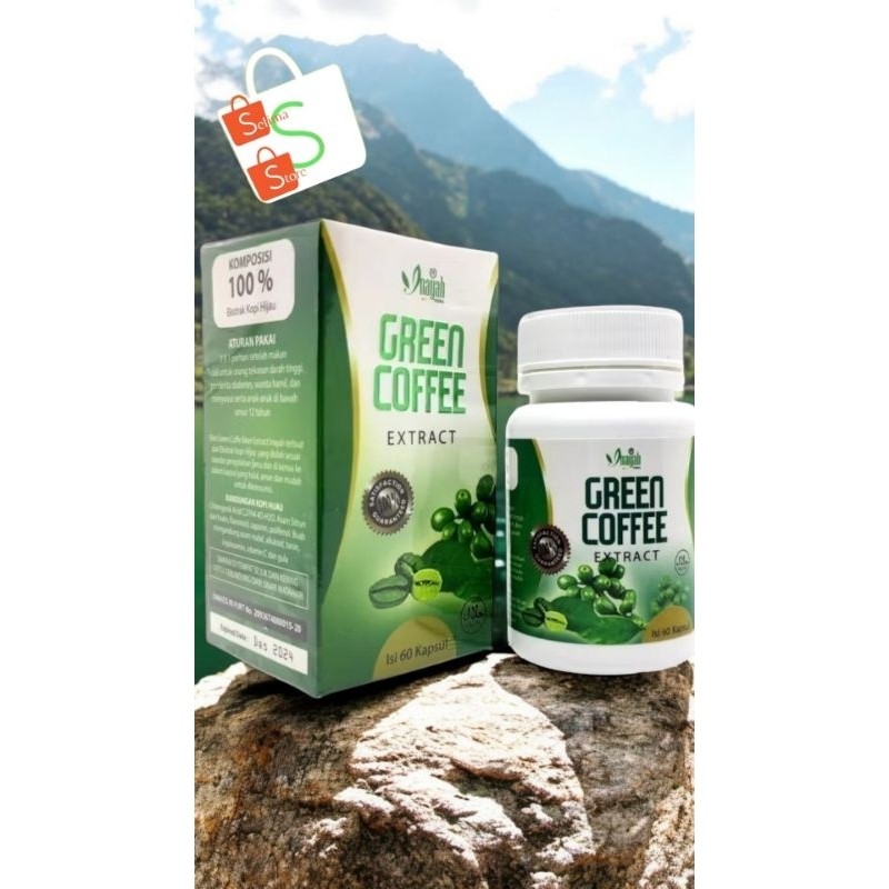 

GREEN COFFEE BOTOL 60 KAPSUL KOPI HIJAU INAYAH 100% - Herbal Store
