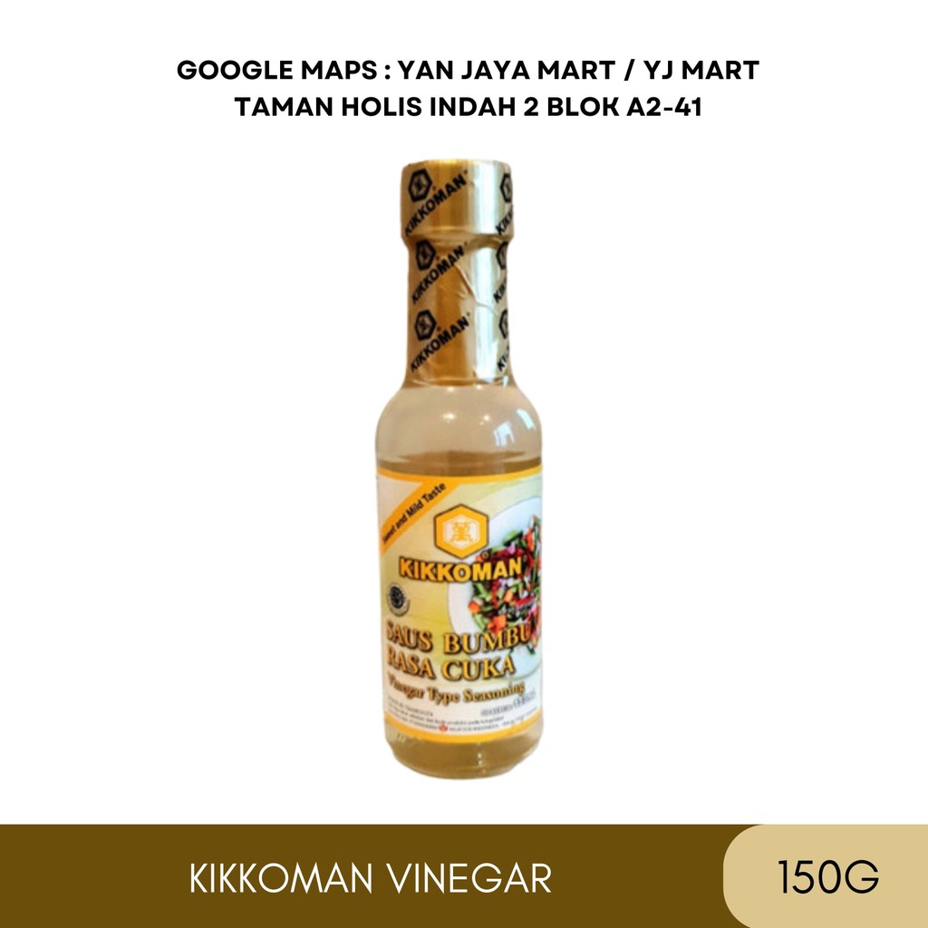 

Kikkoman Vinegar Type Seasoning /Saus Bumbu Rasa Cuka / Cuka Jepang / Sushi / Halal / 150ml