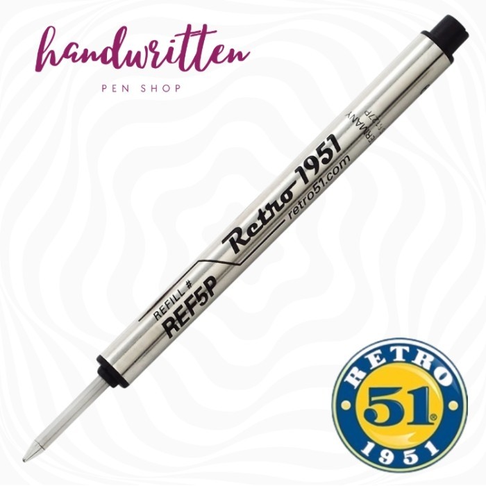 

BEST[PROMO] RETRO 51 Tornado Capless Rollerball Ballpoint Refill / Pulpen - Black 0.7mm