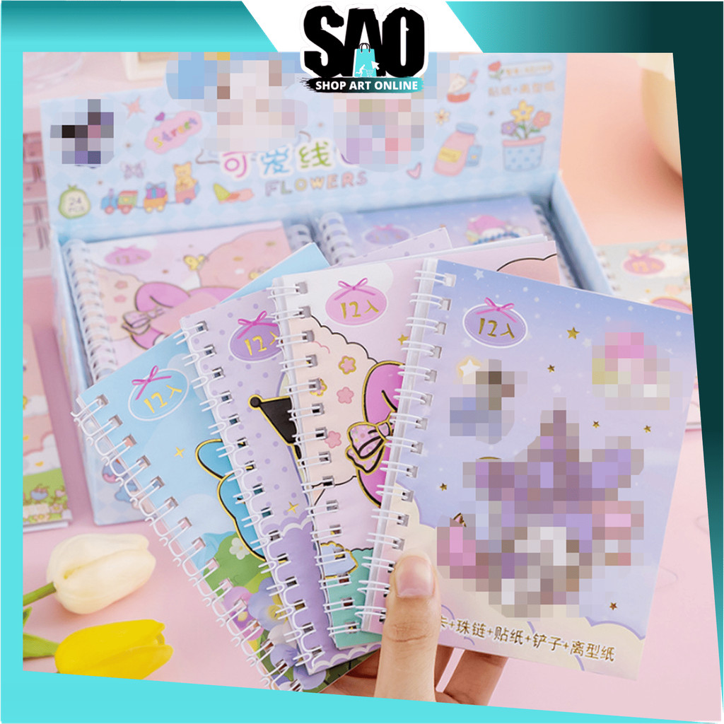 

SAO - 6605 Stiker Motif Karakter Imut / Set Edukasi Anak Lucu