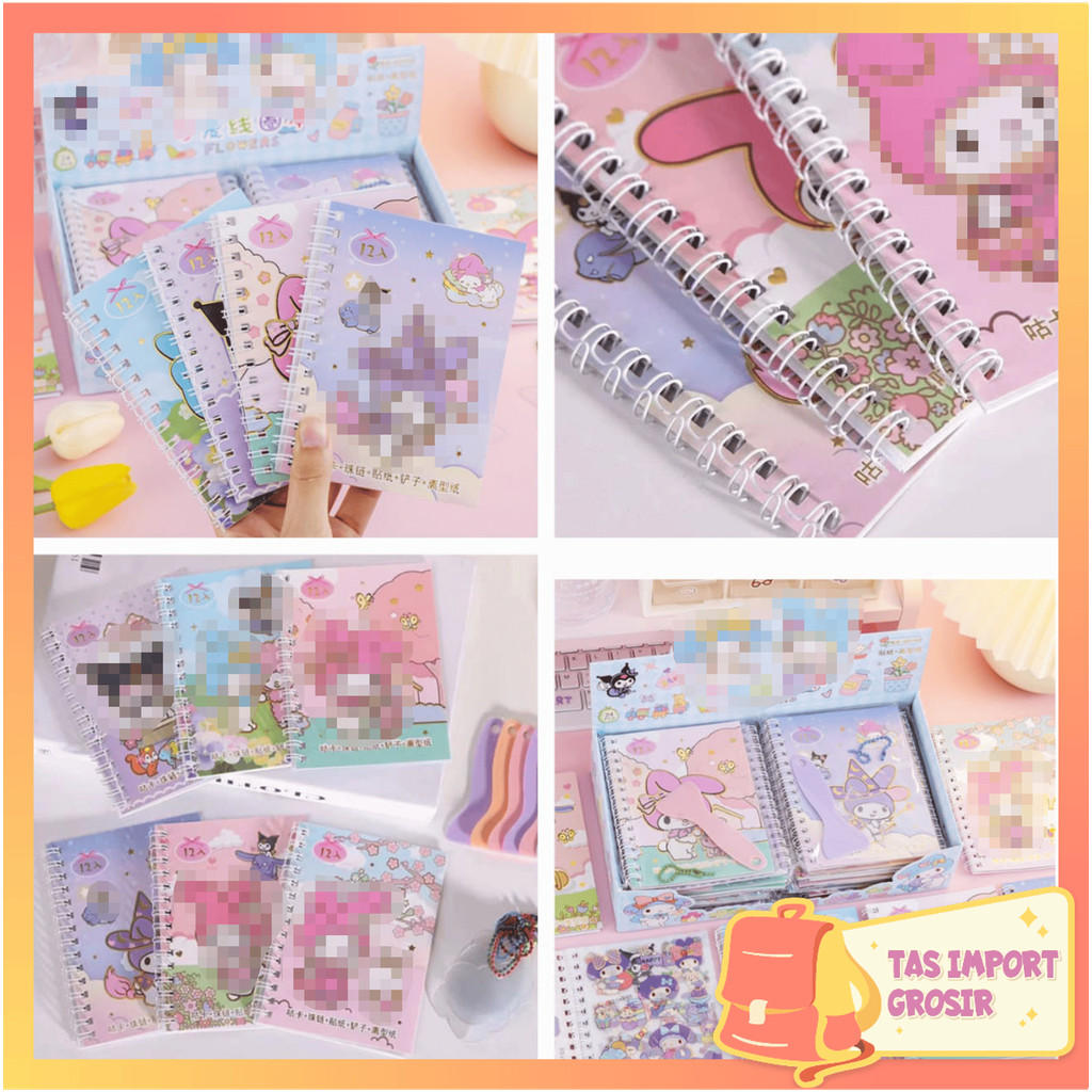 

Tas Import - 6605 Sticker Set Isi 12 Lembar / Set Mainan Edukasi Anak / Set Stiker 12 Lembar Unik Lucu / Stiker Lucu Motif Karakter