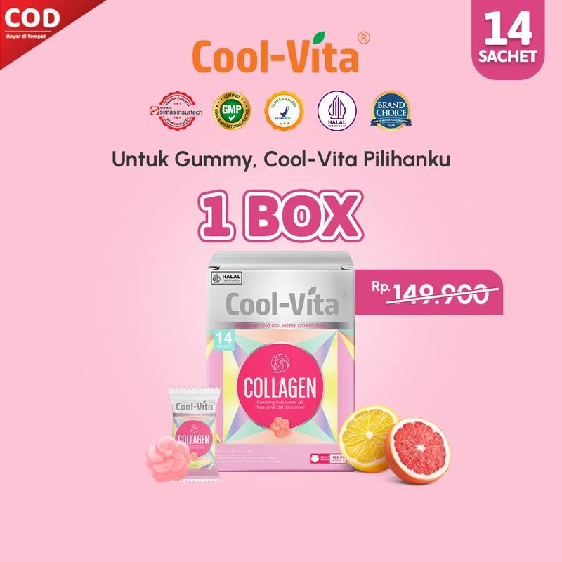 

1 Box Coolvita Collagen Gummy Rasa Jeruk Bali dan Lemon (1 Box @14 Gummy)