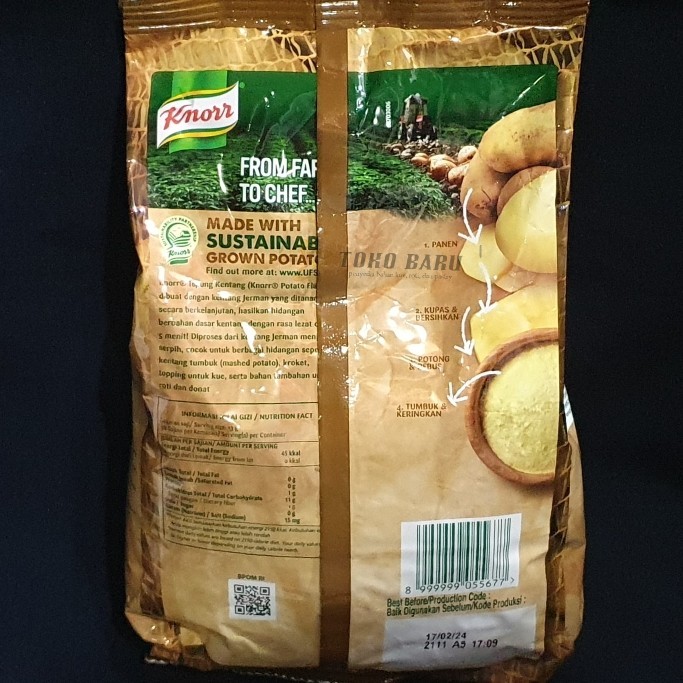 

KNORR Potato Flake Mashed Potato isi 500gr