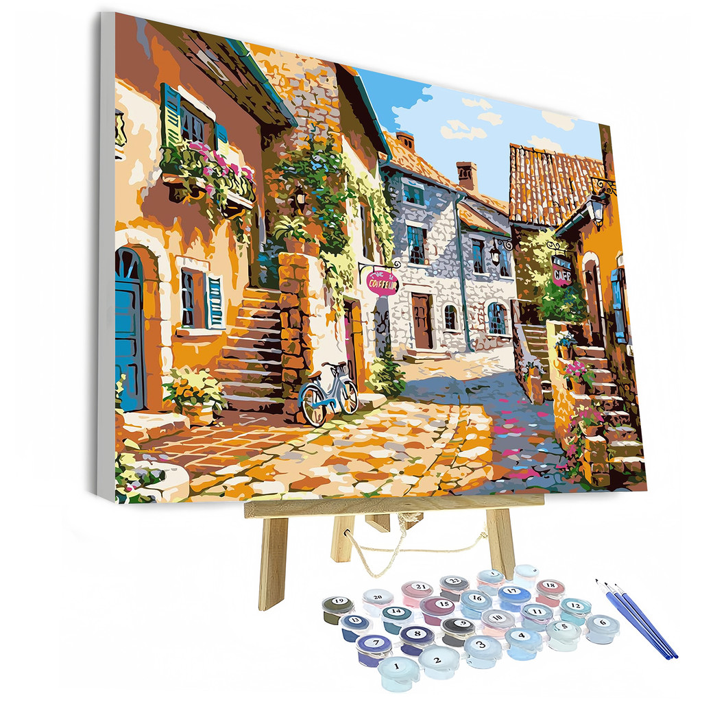 

Paint by Numbers Kit for Adults，children，Beginner to Advanced NumberOil Paintin ，Home Decor ，DIY Art Scenery Oil Paintin 40X50CM